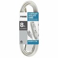 Prime EXTN CORD 16/3 SPT-2 8'L EC820608